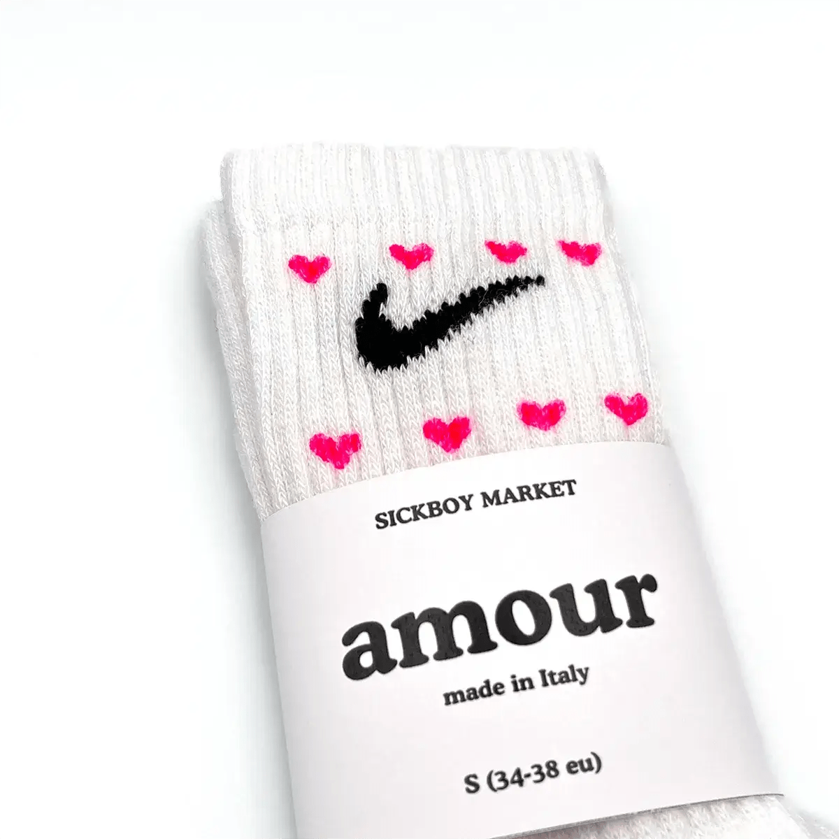 Amour - Calzini Nike Dipinti A Mano - SICKBOY MARKET