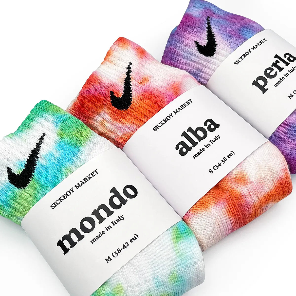 Crayon Pack - Set 3 Calzini Nike Tie Dye Caviglia