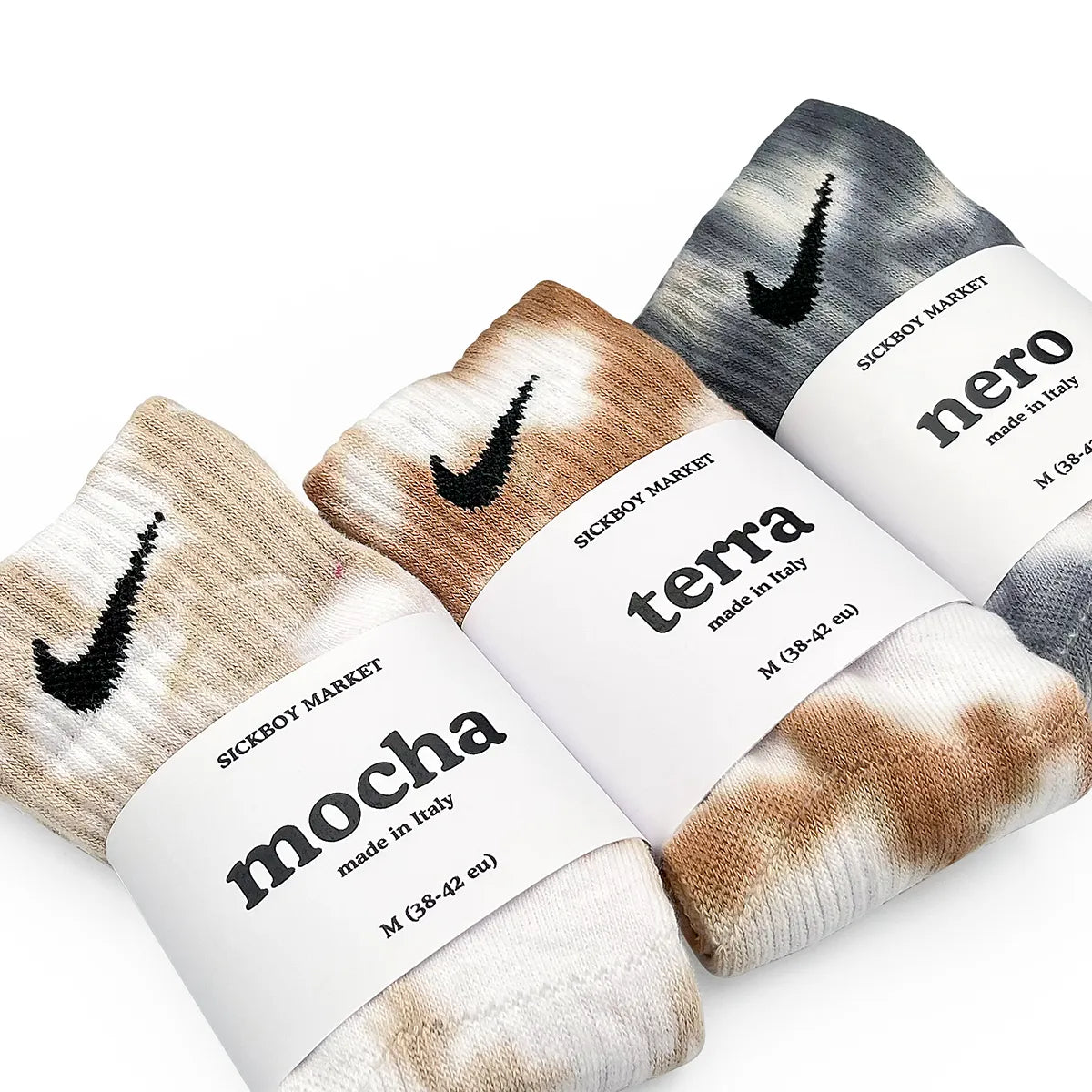 Earth Pack - Set 3 Calzini Nike Tie Dye Caviglia