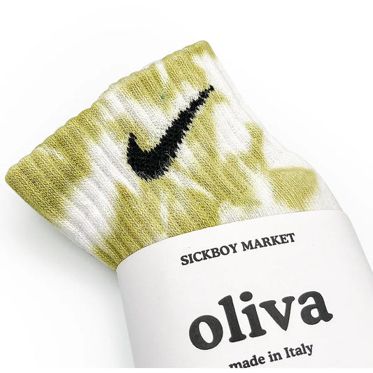 Oliva - Calzini Nike Tie Dye Caviglia 'Special Edition'
