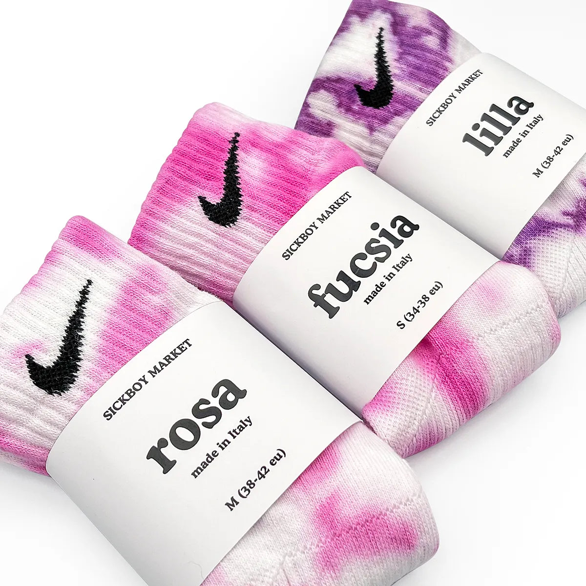 Pink Pack - Set 3 Calzini Nike Tie Dye Caviglia