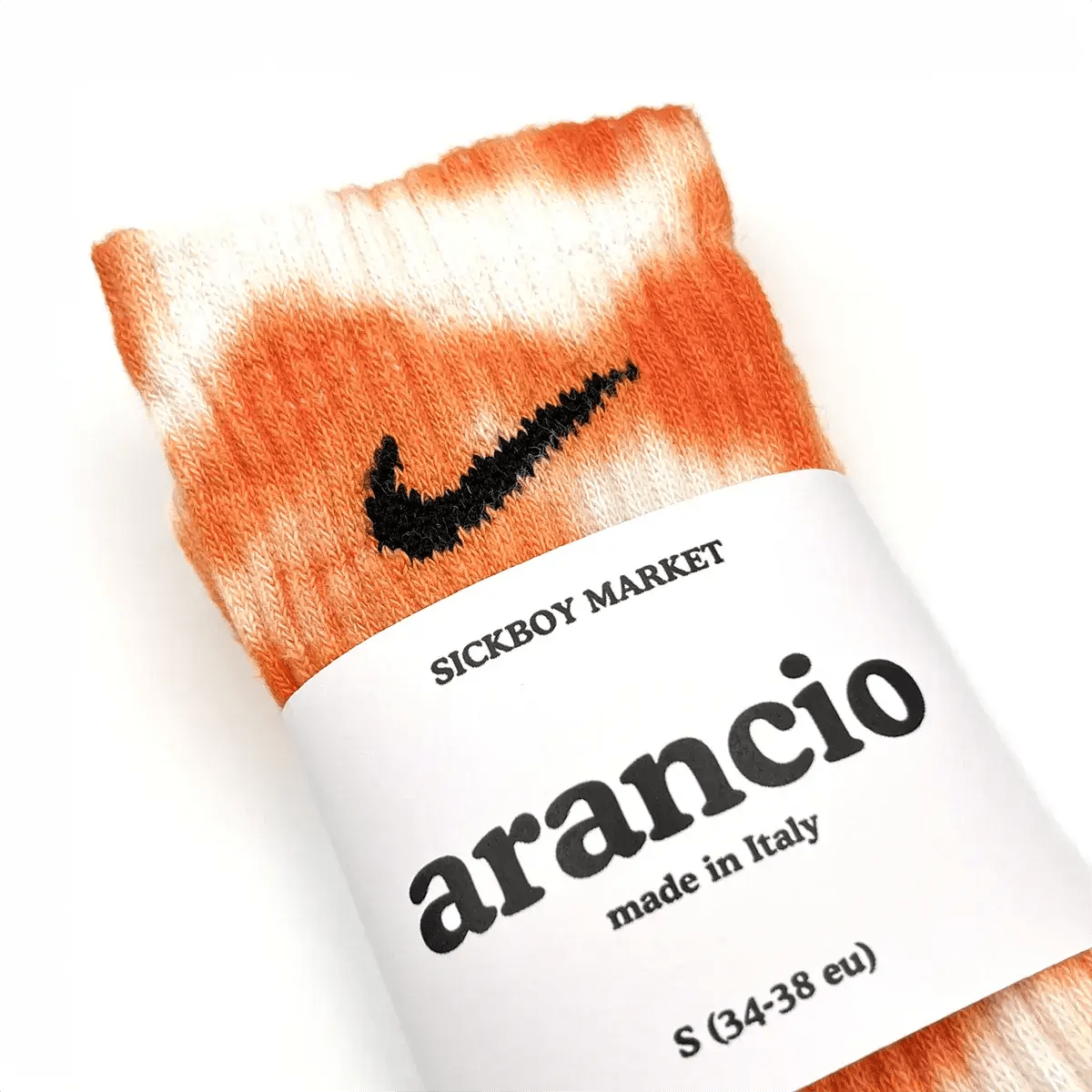 Arancio - Calzini Nike Tie Dye Polpaccio - SICKBOY MARKET