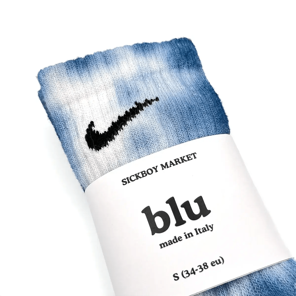 Blu - Calzini Nike Tie Dye Polpaccio - SICKBOY MARKET