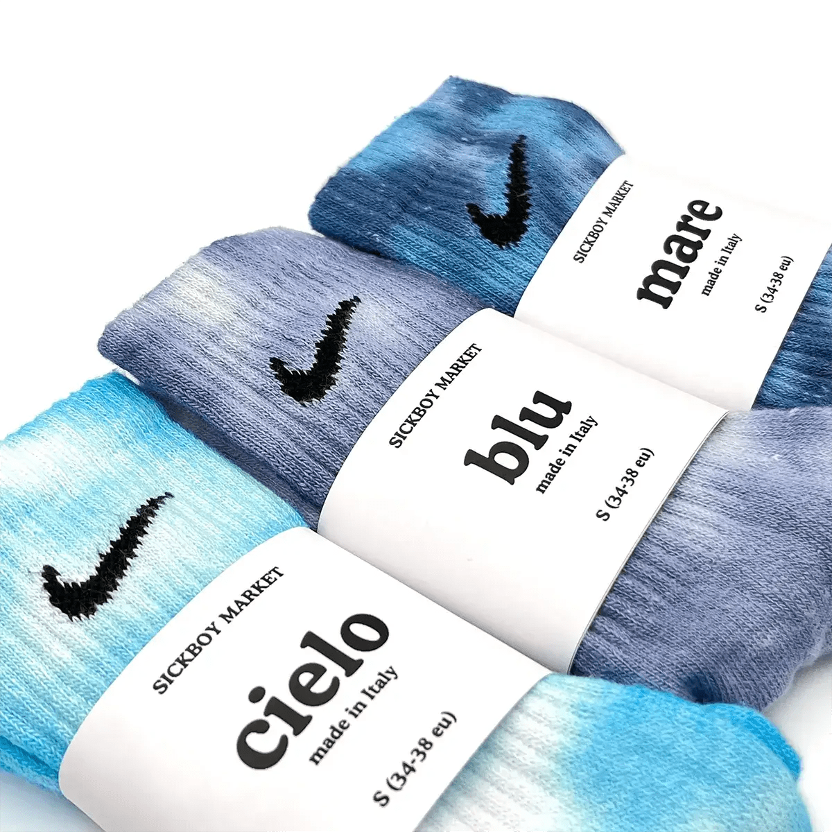 Blue Pack - Set 3 Calzini Nike Tie Dye - SICKBOY MARKET