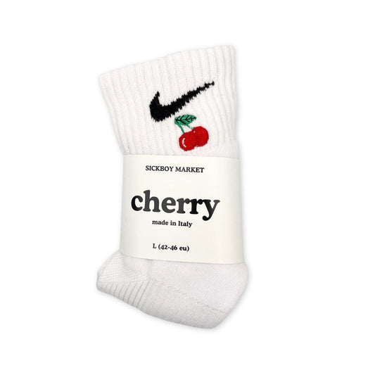 Cherry - Calzini Nike Ricamati Caviglia