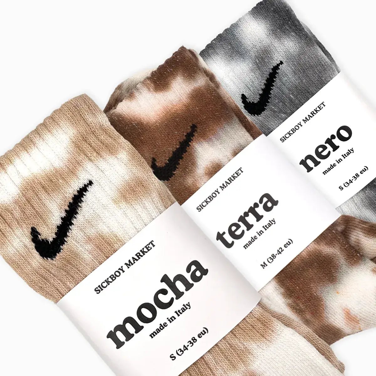 Earth Pack - Set 3 Calzini Nike Tie Dye - SICKBOY MARKET