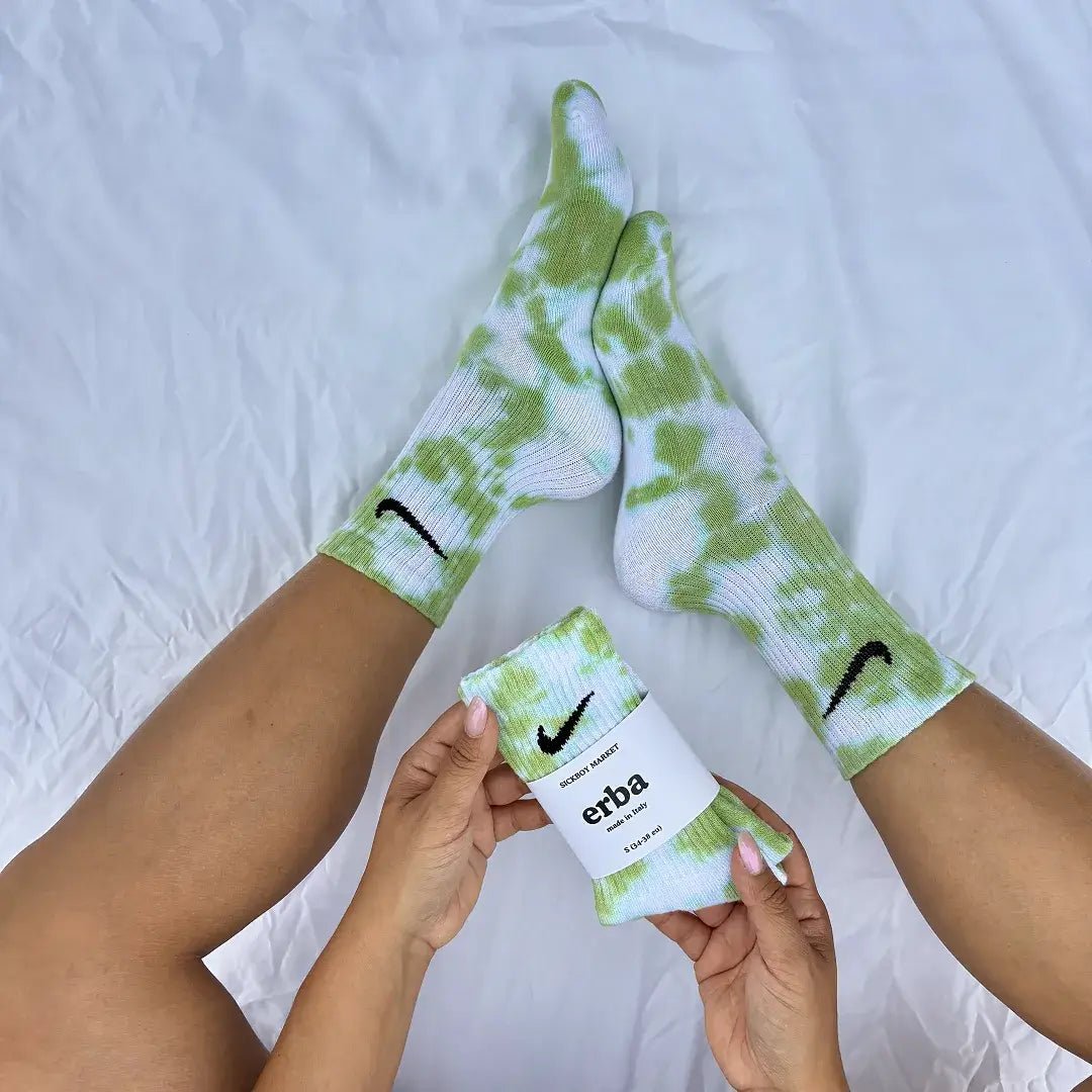 Erba - Calzini Nike Tie Dye Polpaccio - SICKBOY MARKET