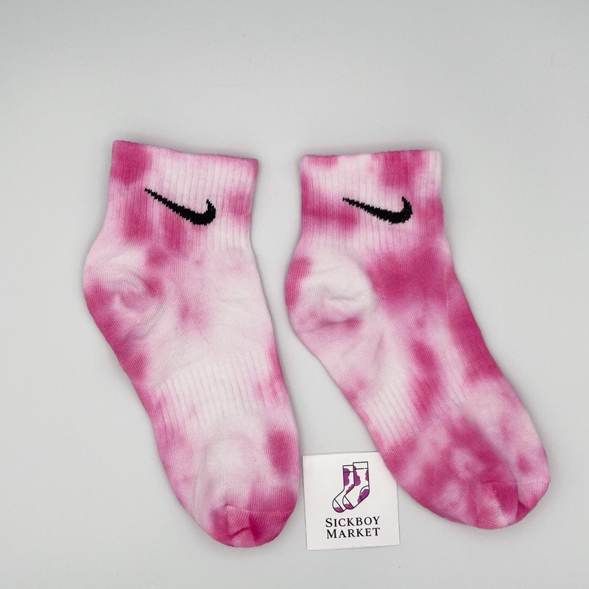 Fucsia - Calzini Nike Tie Dye Caviglia - SICKBOY MARKET