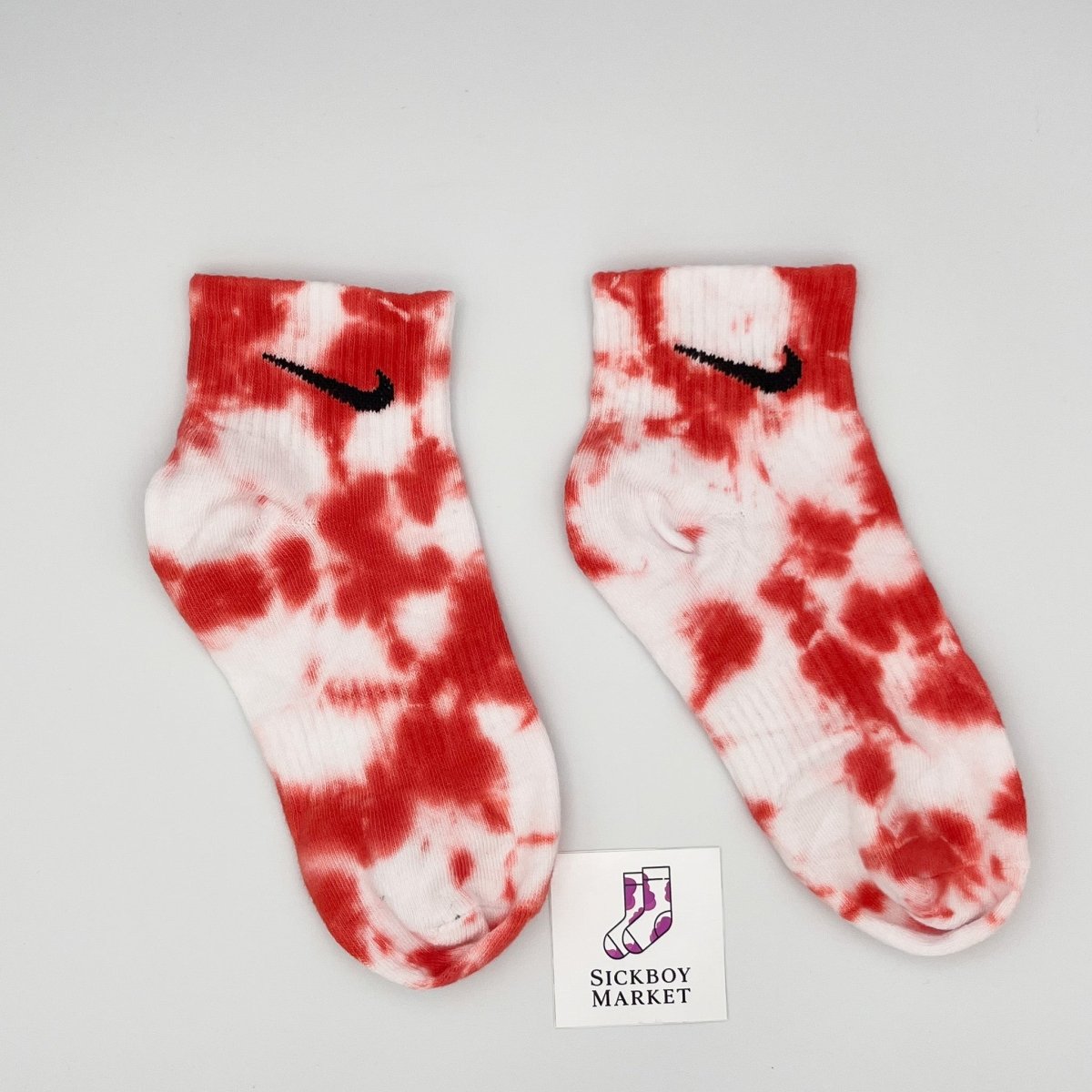 Fuoco - Calzini Nike Tie Dye Caviglia - SICKBOY MARKET