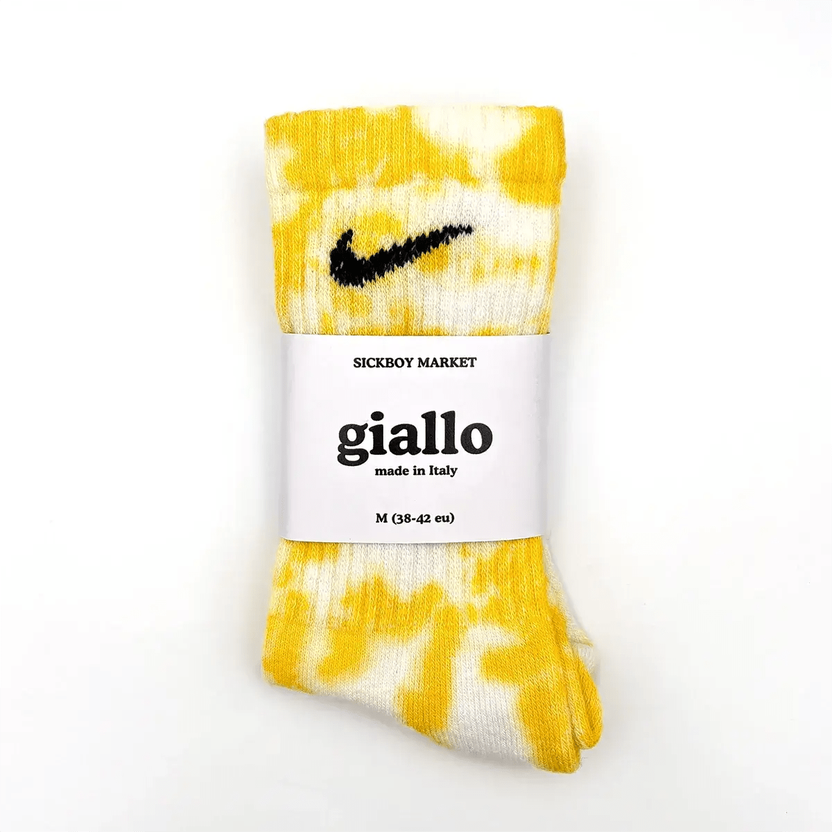 Giallo - Calzini Nike Tie Dye Polpaccio - SICKBOY MARKET
