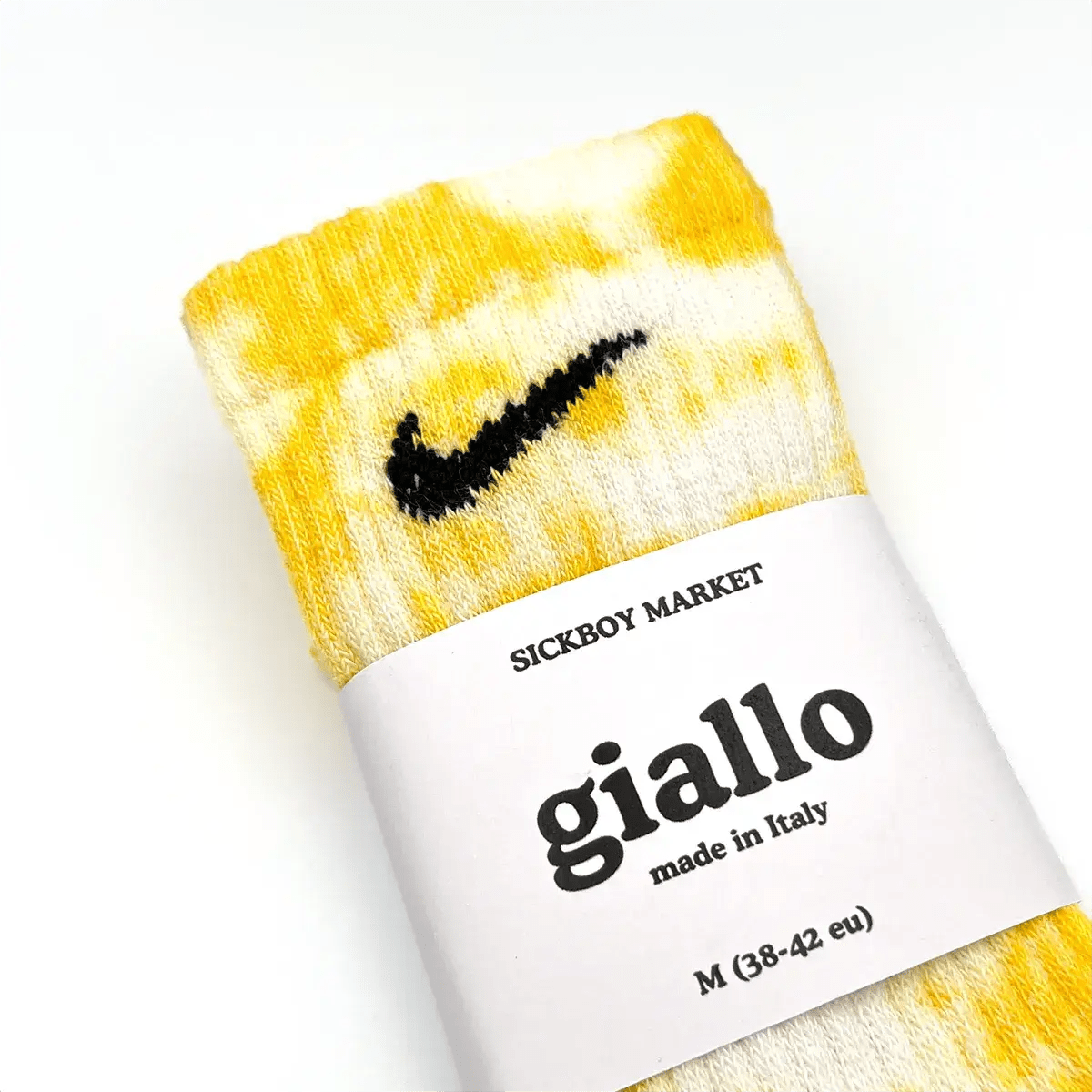 Giallo - Calzini Nike Tie Dye Polpaccio - SICKBOY MARKET