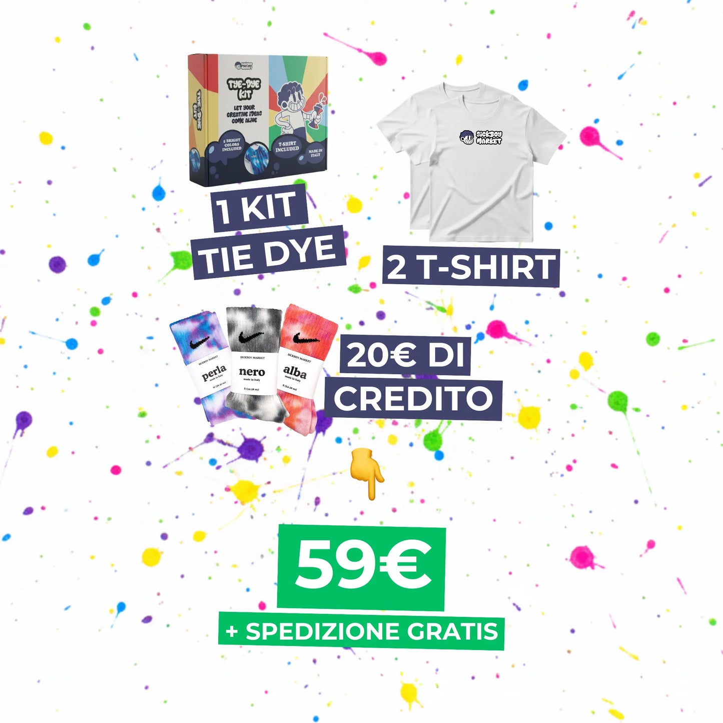 Kit Tie Dye Sickboy Market