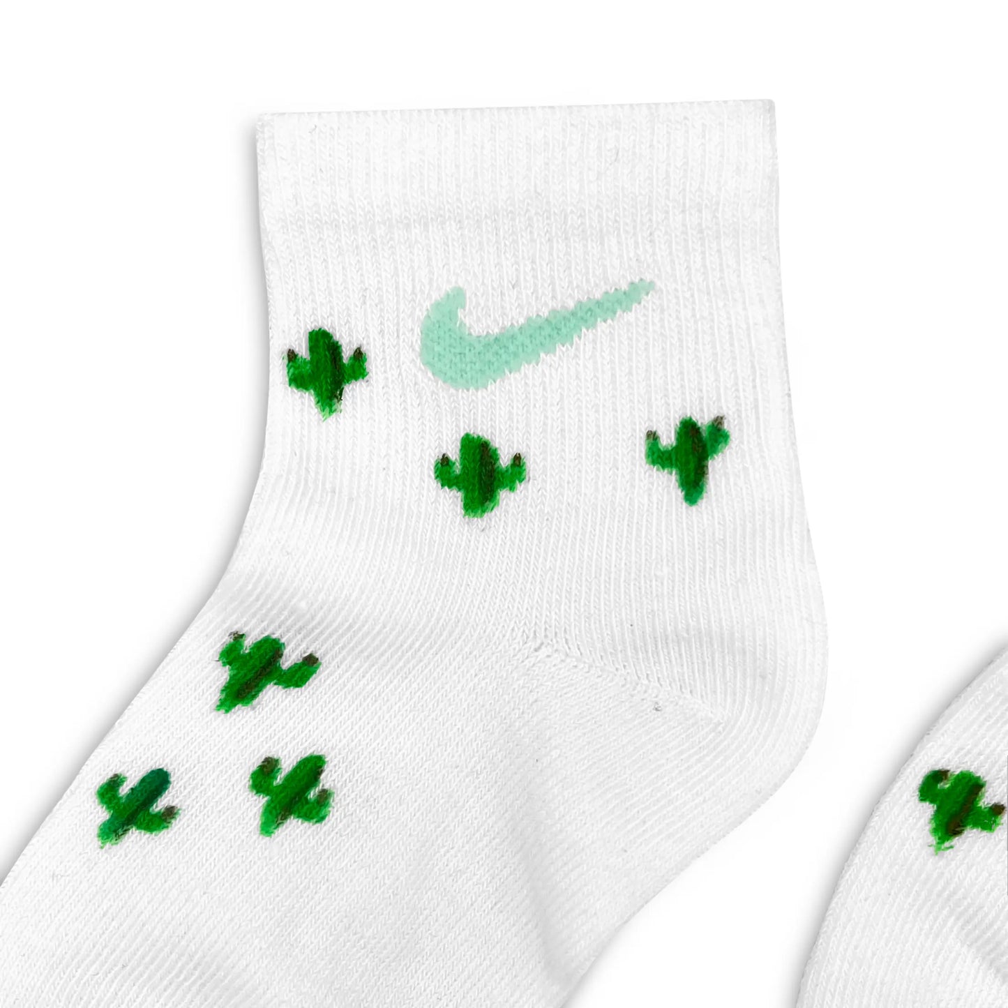 Cactus - Calzini Nike Bimbo Dipinti a Mano