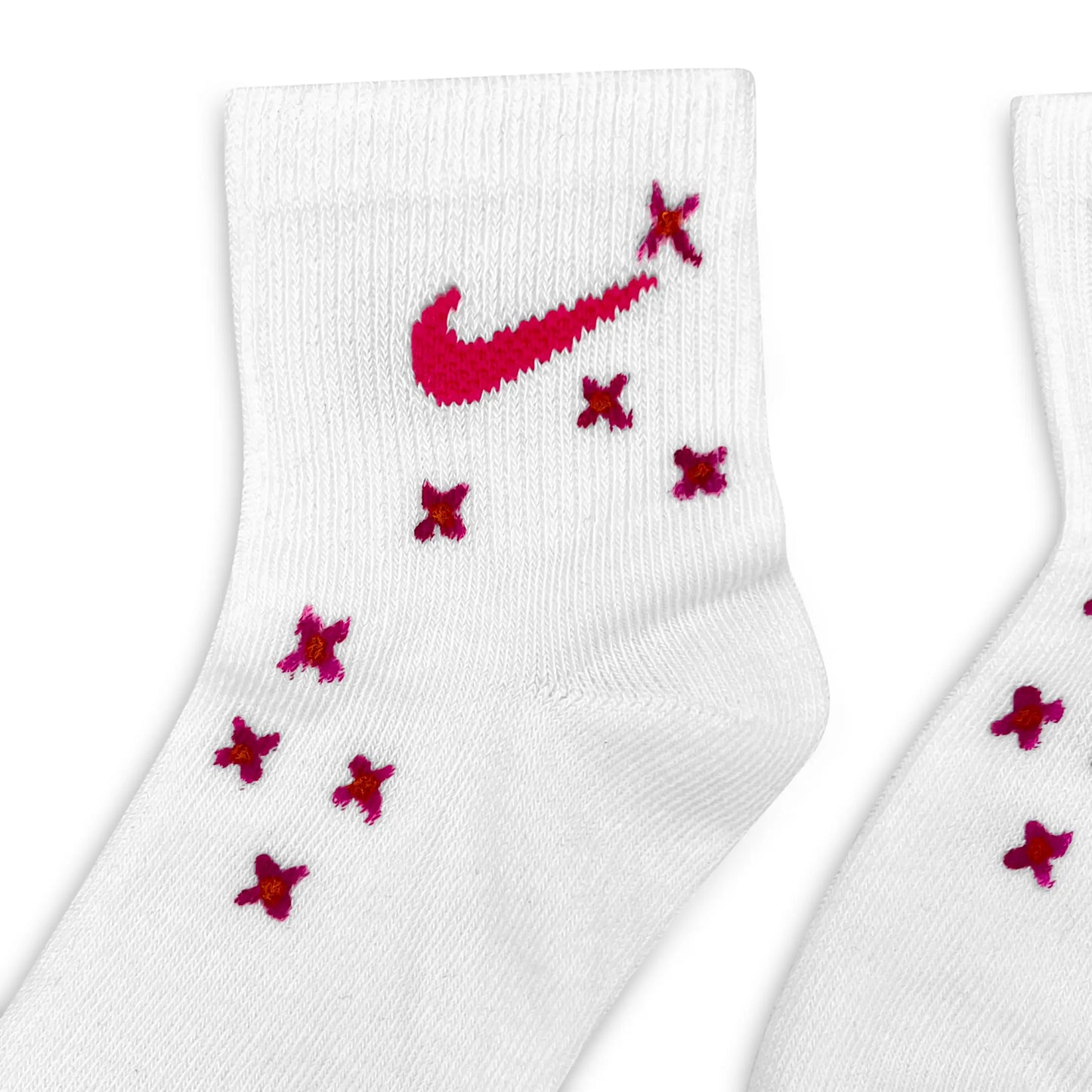 Fiore - Calzini Nike Bimbo Dipinti a Mano