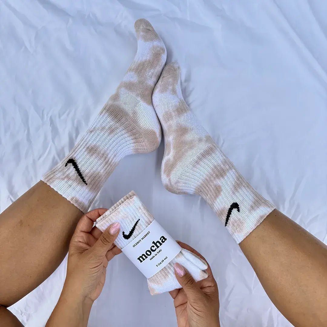 Mocha - Calzini Nike Tie Dye Polpaccio - SICKBOY MARKET