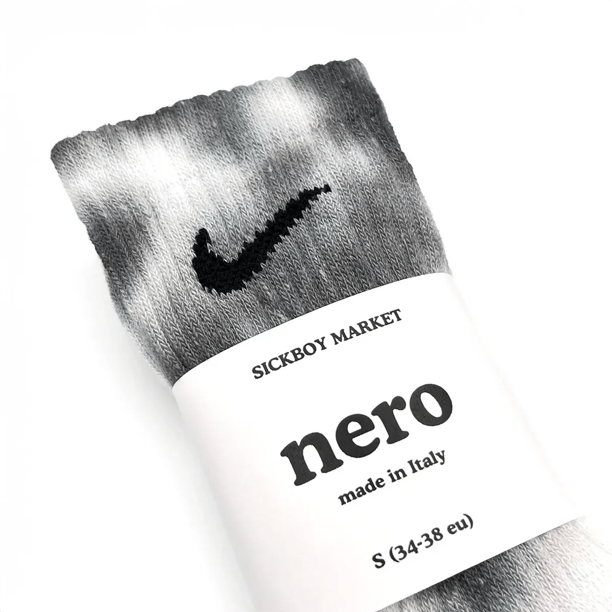 Nero - Calzini Nike Tie Dye Polpaccio - SICKBOY MARKET