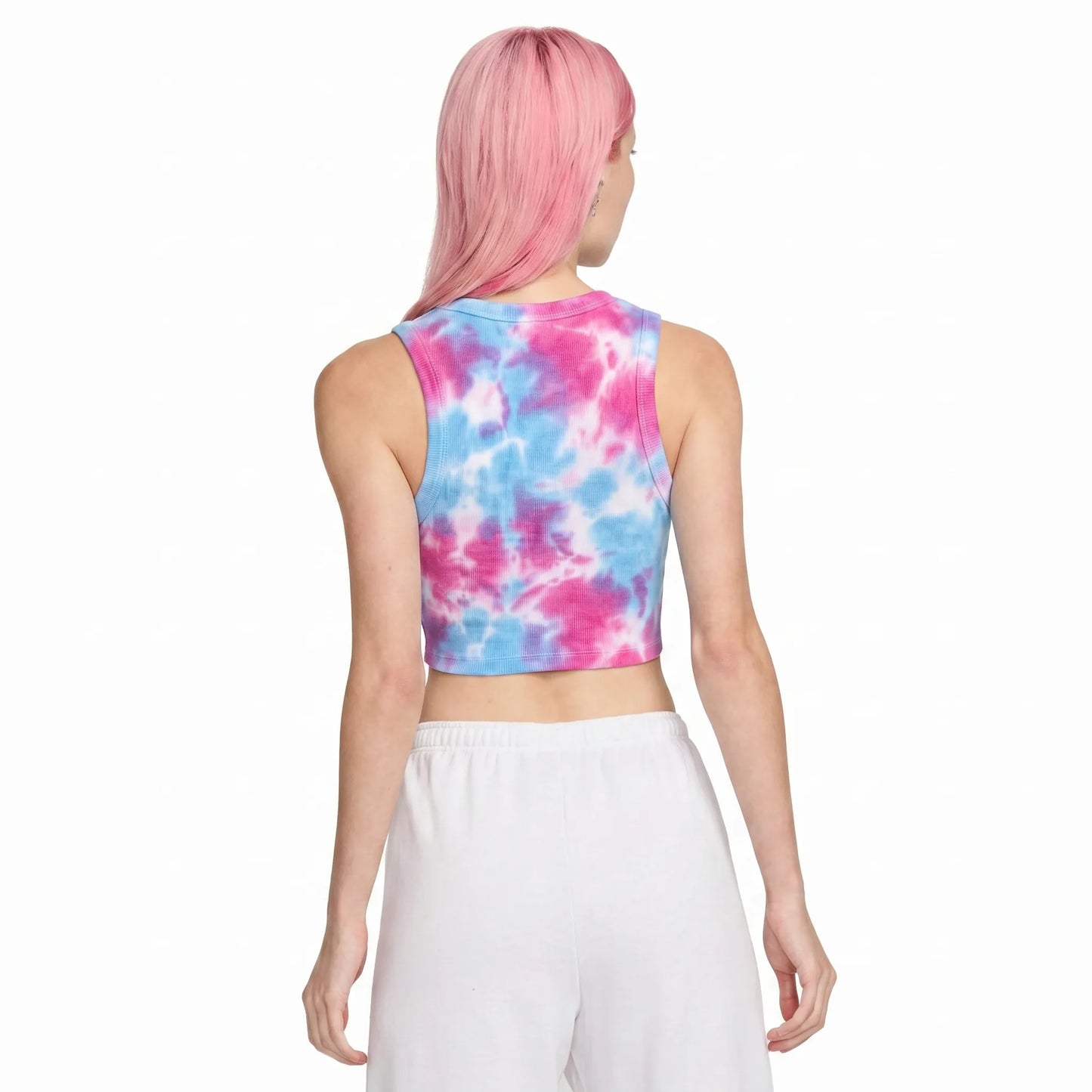 Canotta Aderente Nike Tie Dye - Perla