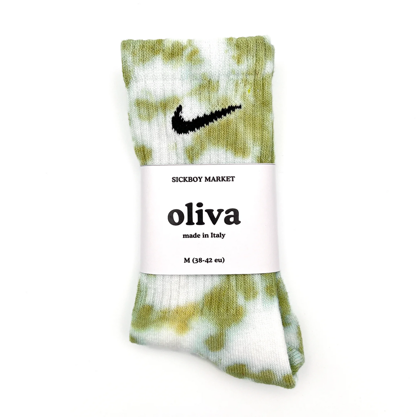 Oliva - Calzini Nike Tie Dye Polpaccio