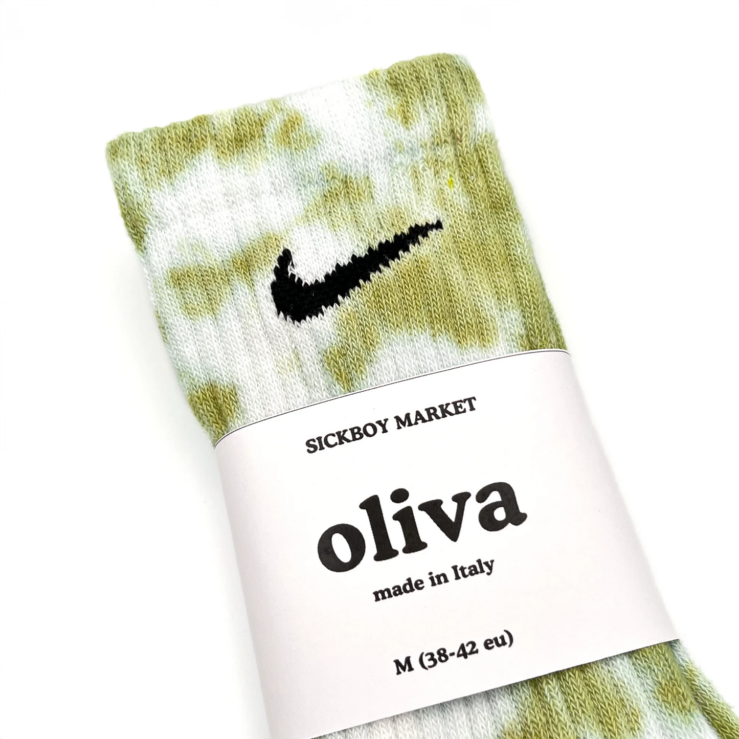 Oliva - Calzini Nike Tie Dye Polpaccio