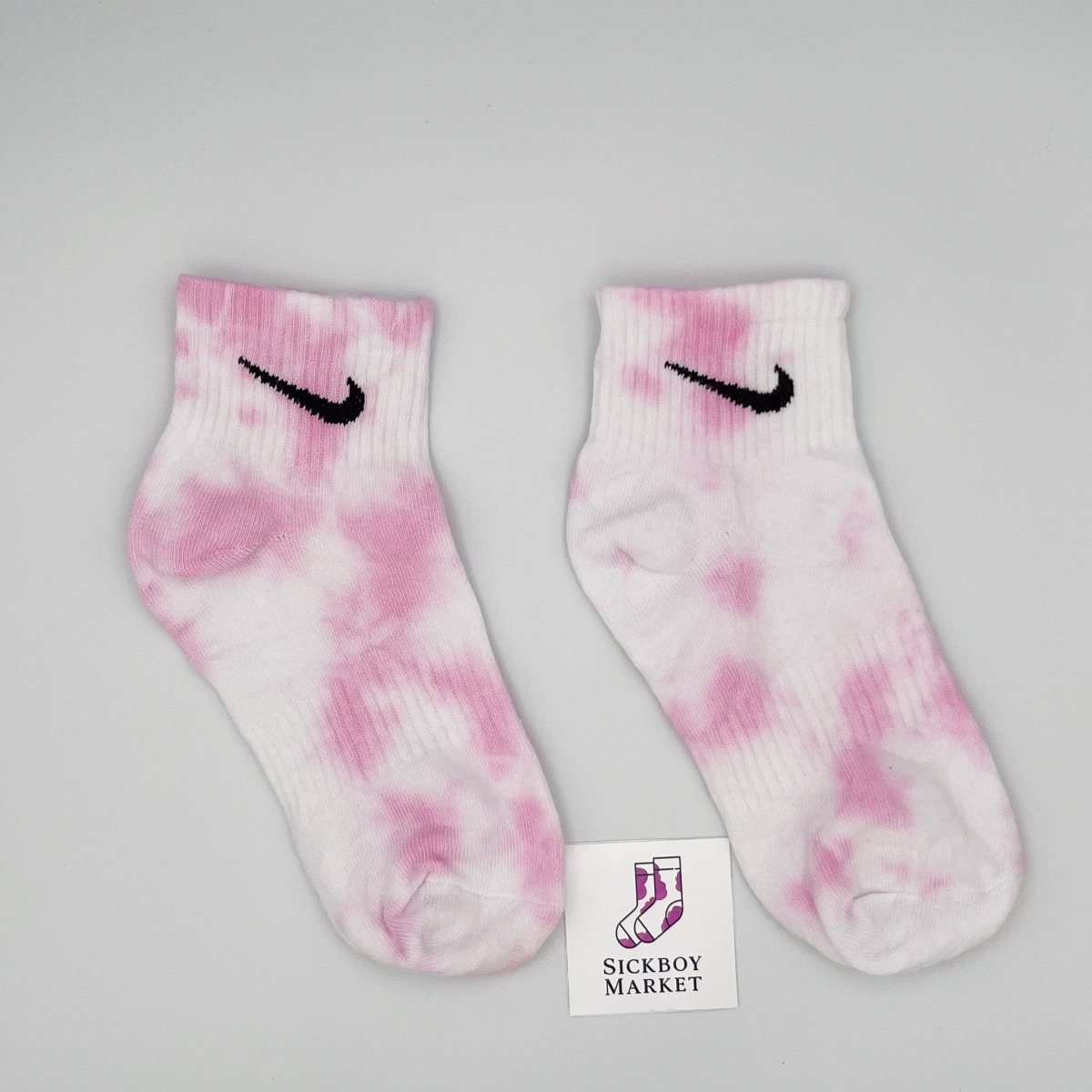 Rosa - Calzini Nike Tie Dye Caviglia - SICKBOY MARKET