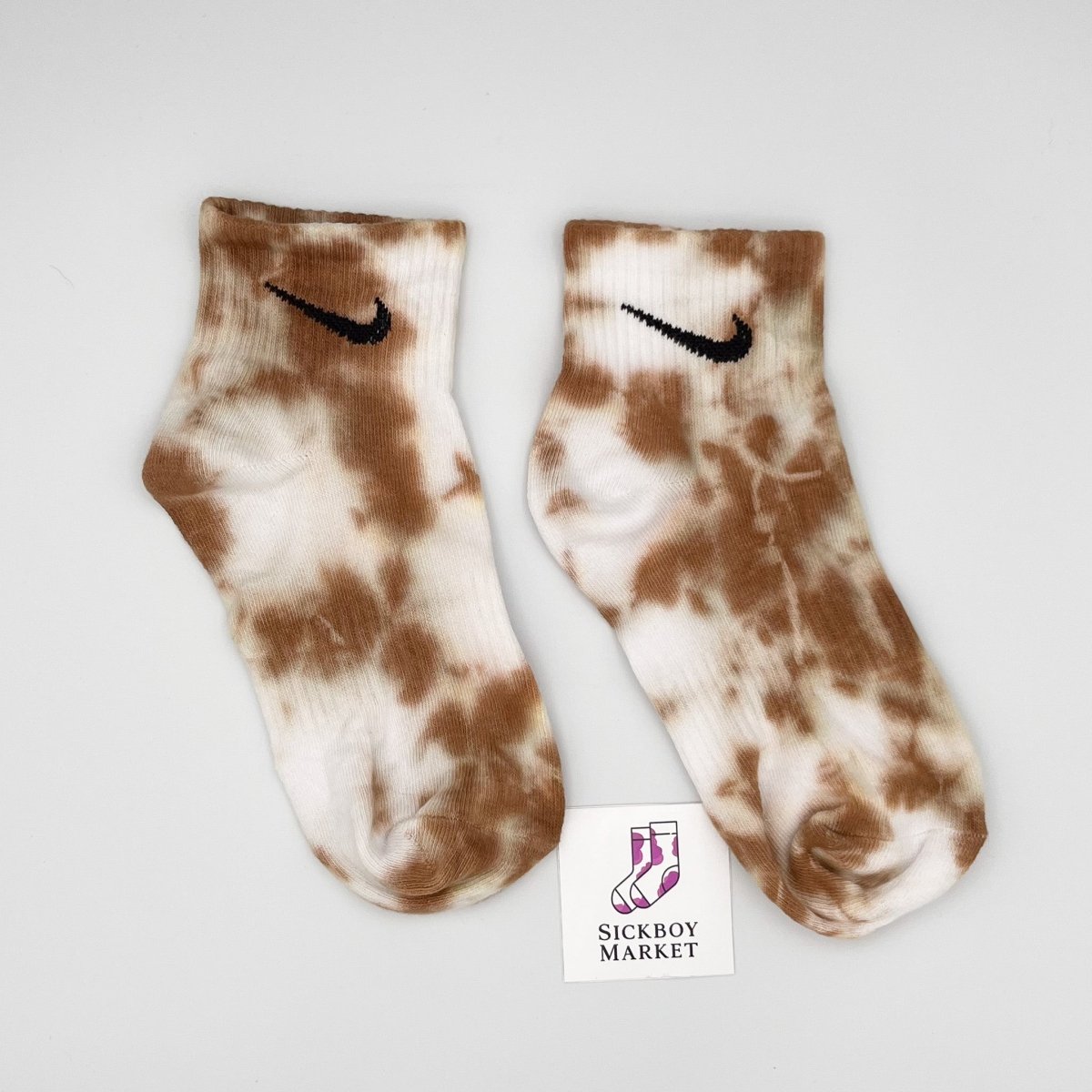 Terra - Calzini Nike Tie Dye Caviglia - SICKBOY MARKET
