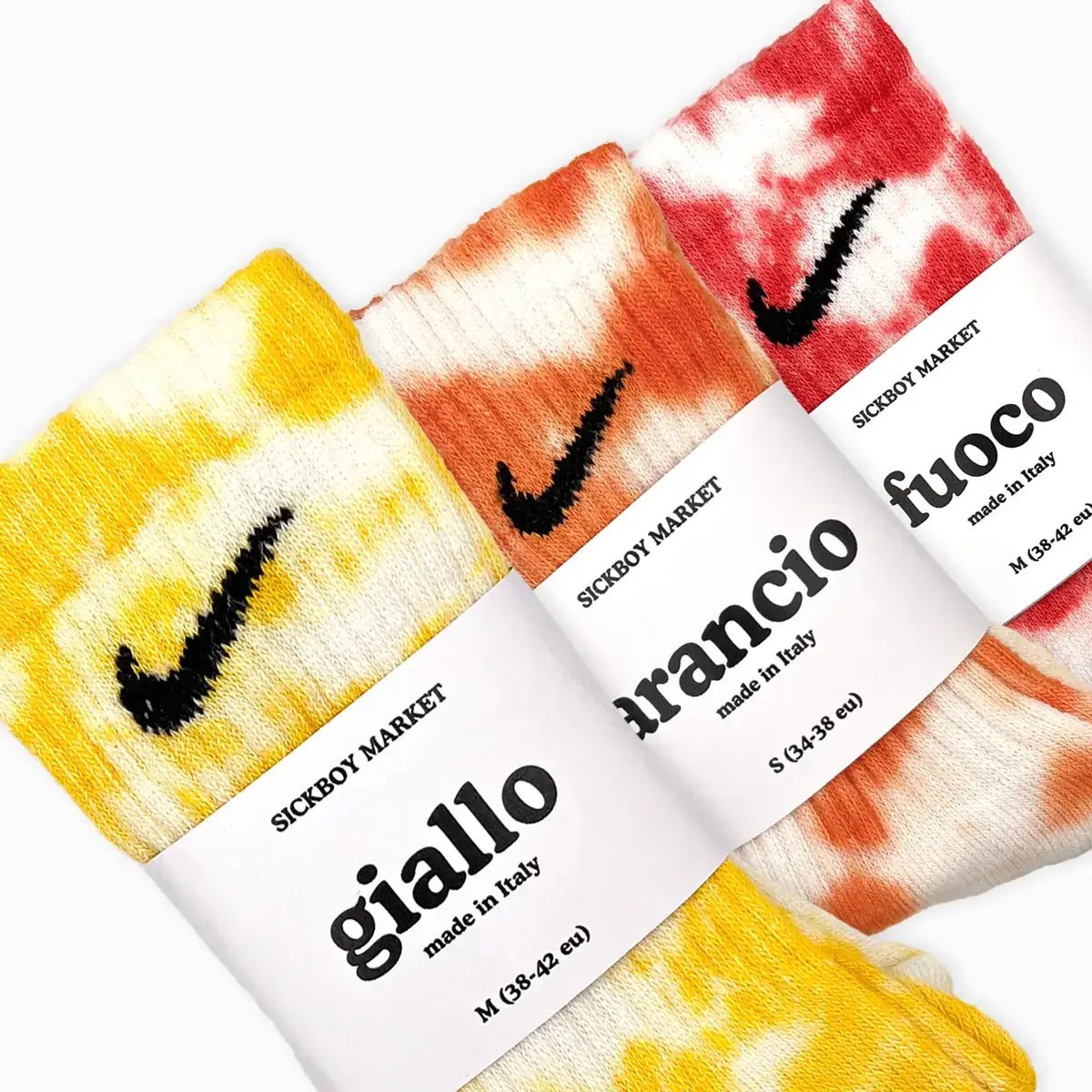 Warm Pack - Set 3 Calzini Nike Tie Dye - SICKBOY MARKET