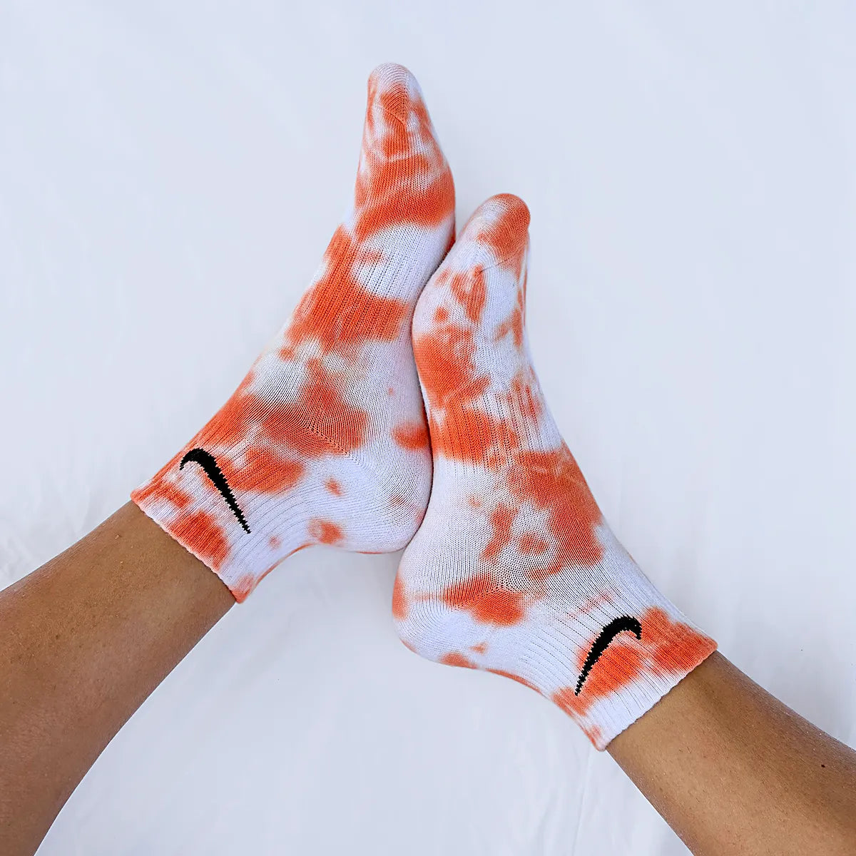 Arancio - Calzini Nike Tie Dye Caviglia