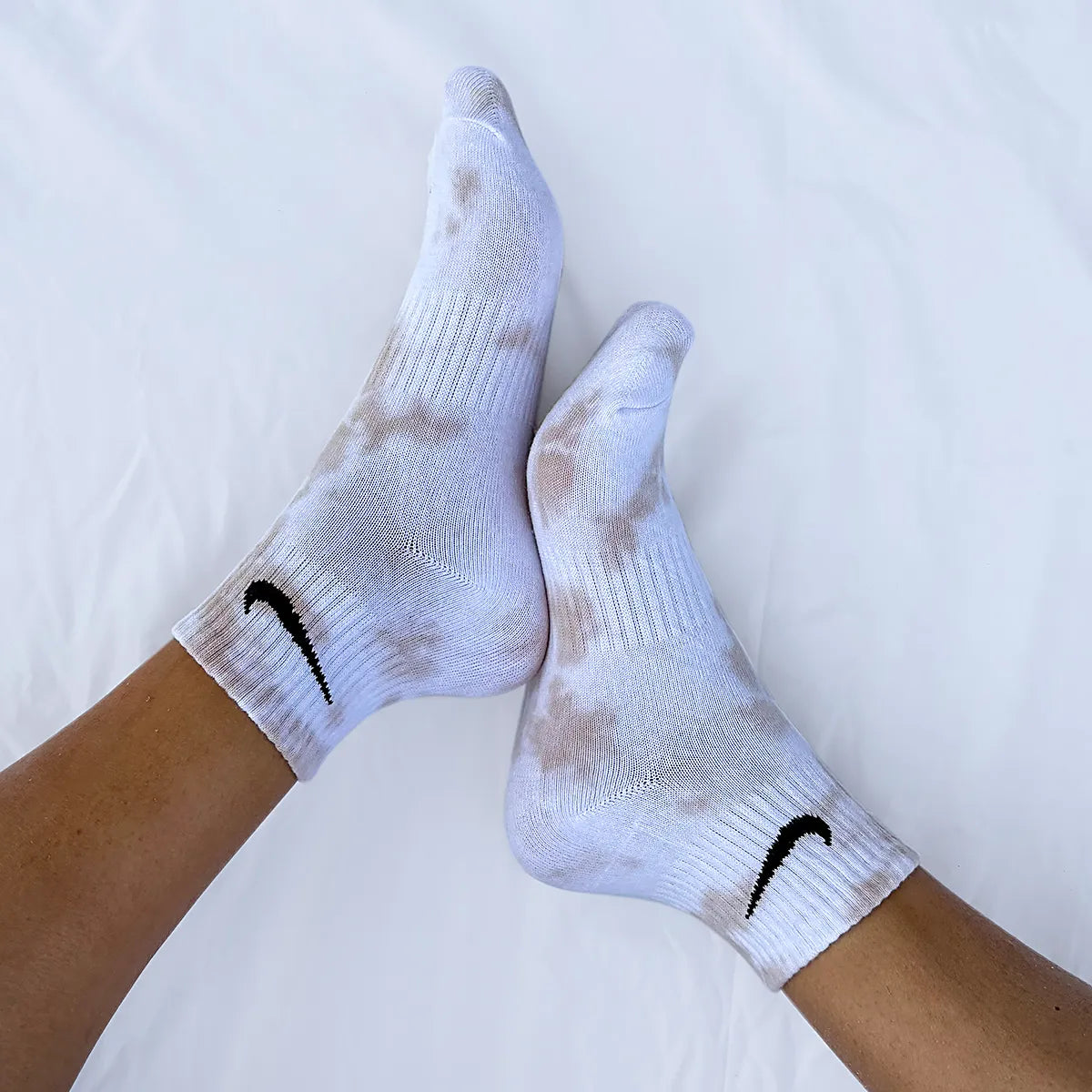 Mocha - Calzini Nike Tie Dye Caviglia