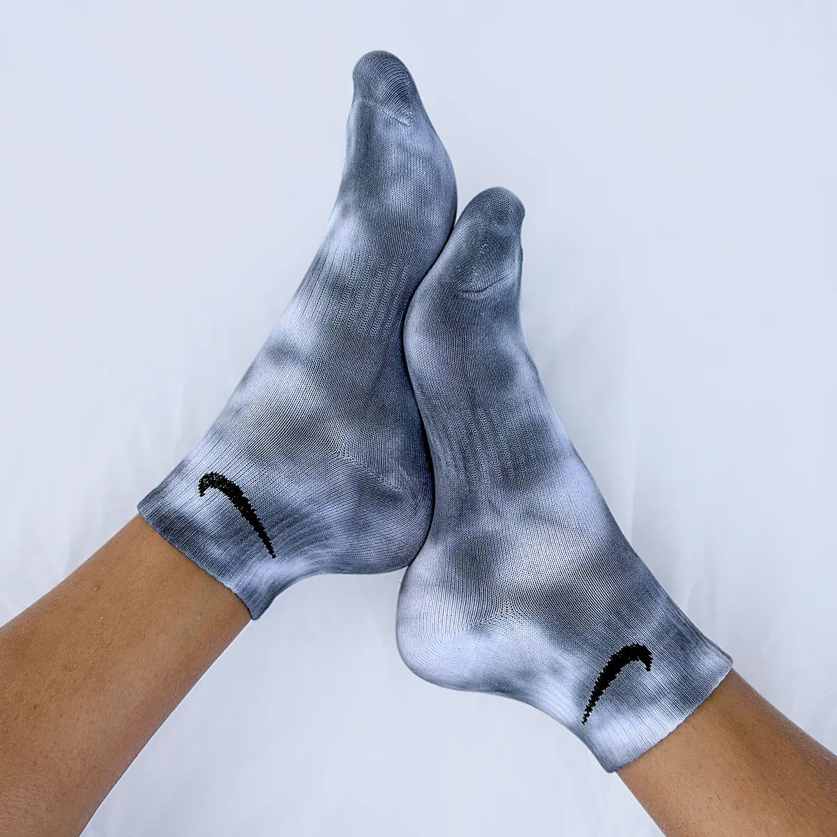 Nero - Calzini Nike Tie Dye Caviglia