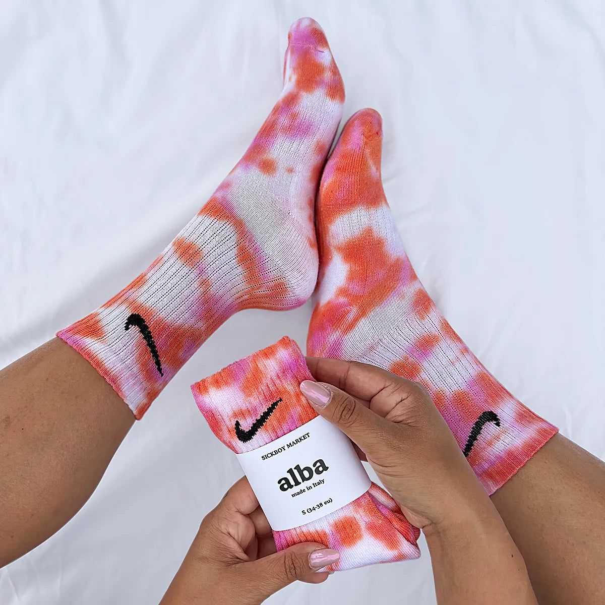 Alba - Calzini Nike Tie Dye Polpaccio
