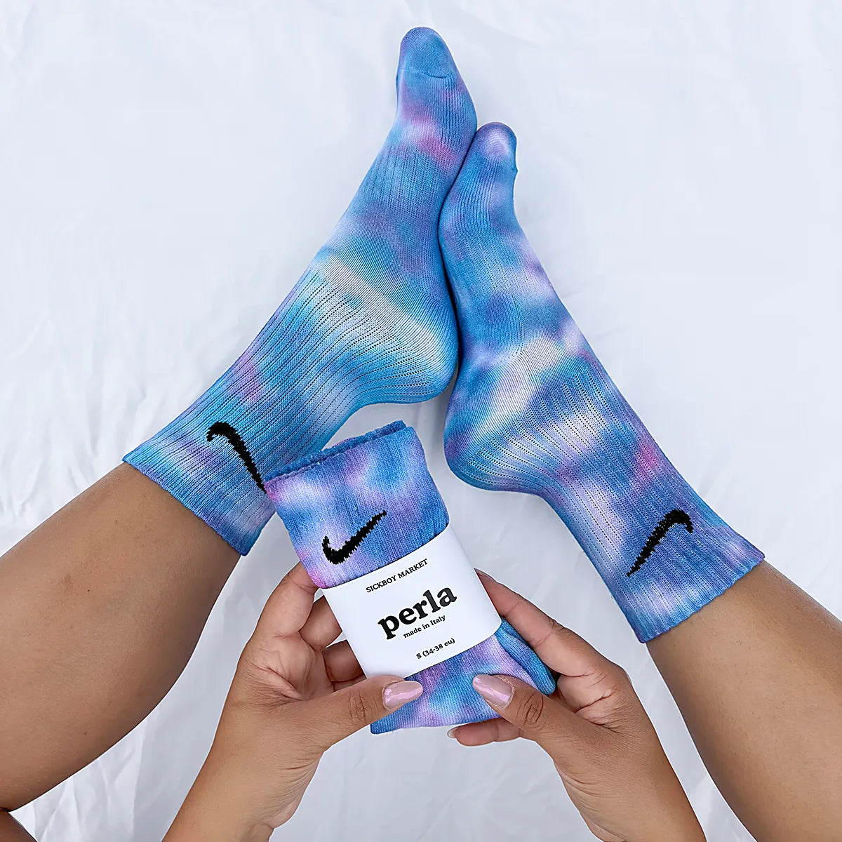 Perla - Calzini Nike Tie Dye Polpaccio