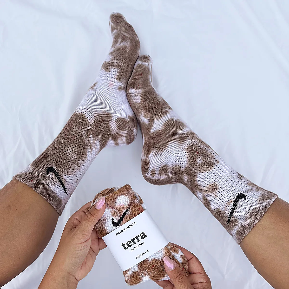 Terra - Calzini Nike Tie Dye Polpaccio