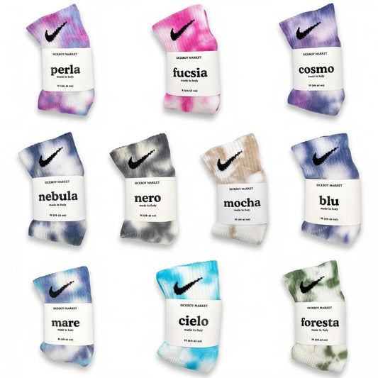 Calzini Nike Tie Dye - Caviglia