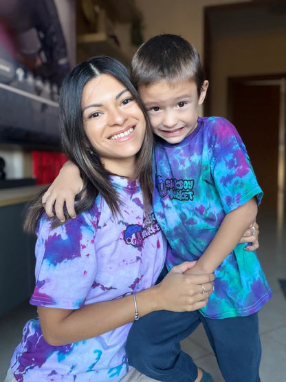 Kit Tie Dye con 5 colori + 2 magliette