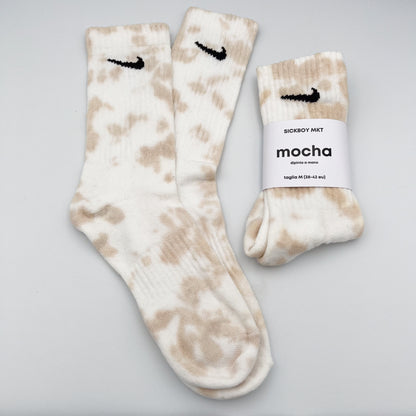 Mocha - Calzini Nike Tie Dye Polpaccio