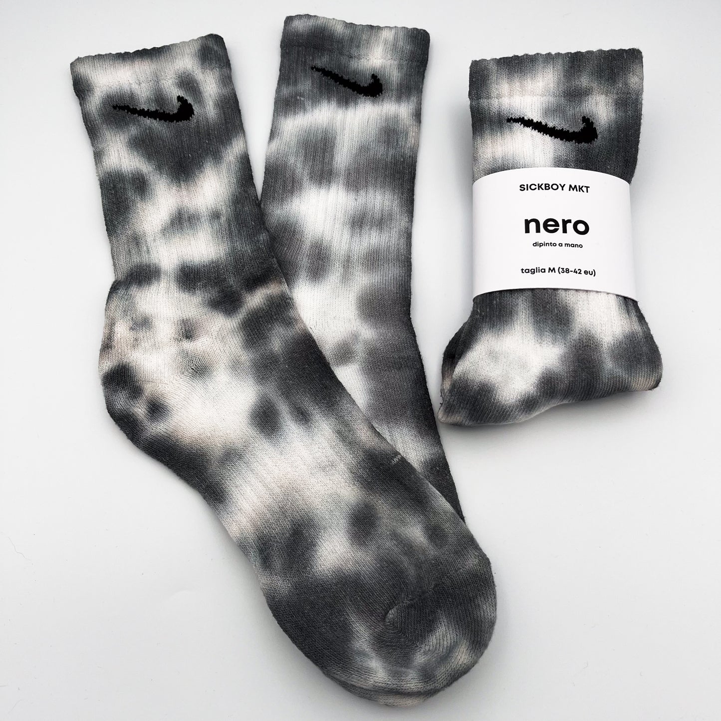 Nero - Calzini Nike Tie Dye Polpaccio