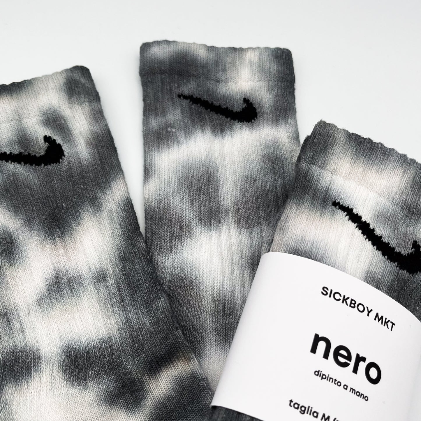 Nero - Calzini Nike Tie Dye Polpaccio