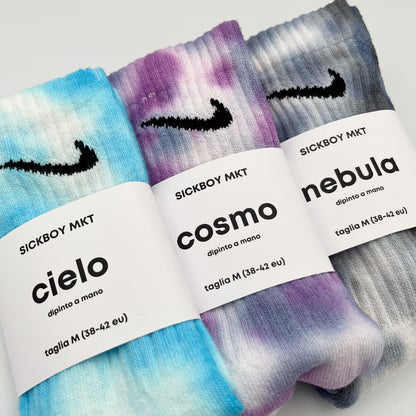 Space Pack - Set 3 Calzini Nike Tie Dye