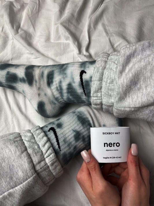 Nero - Calzini Nike Tie Dye Polpaccio