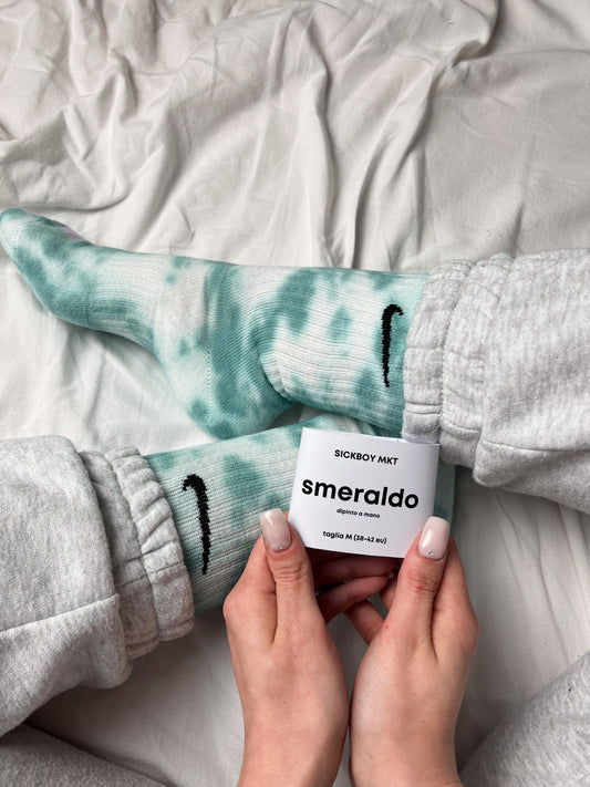 Smeraldo - Calzini Nike Tie Dye Polpaccio