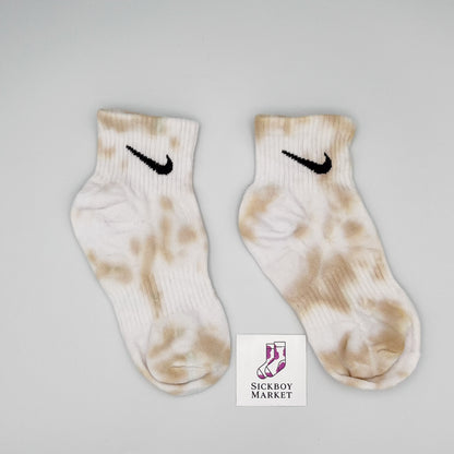 SICKBOY MARKET 'Mocha' - Nike Tie Dye Socks Made in Italy