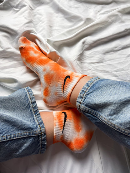 Arancio - Calzini Nike Tie Dye Caviglia