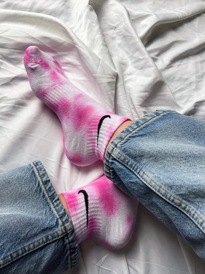 Fucsia - Calzini Nike Tie Dye Caviglia