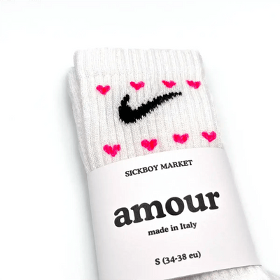 Amour - Calzini Nike Dipinti A Mano