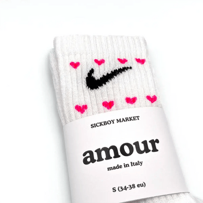 Amour - Calzini Nike Dipinti A Mano - SICKBOY MARKET