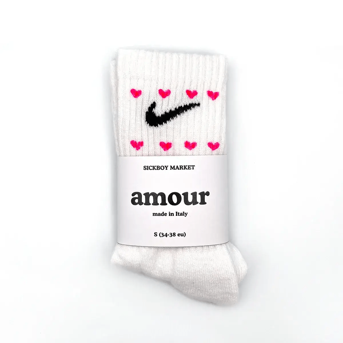 Amour - Calzini Nike Dipinti A Mano - SICKBOY MARKET