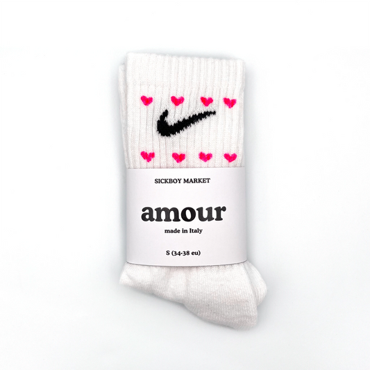 Amour - Calzini Nike Dipinti A Mano