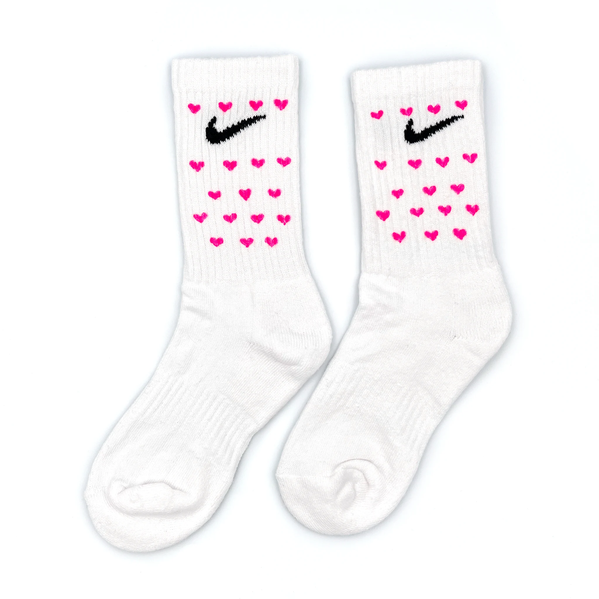 SICKBOY MARKET 'Amore' - Chaussettes Nike peintes à la main et fabriquées en Italie