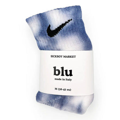 Blu - Calzini Nike Tie Dye Caviglia