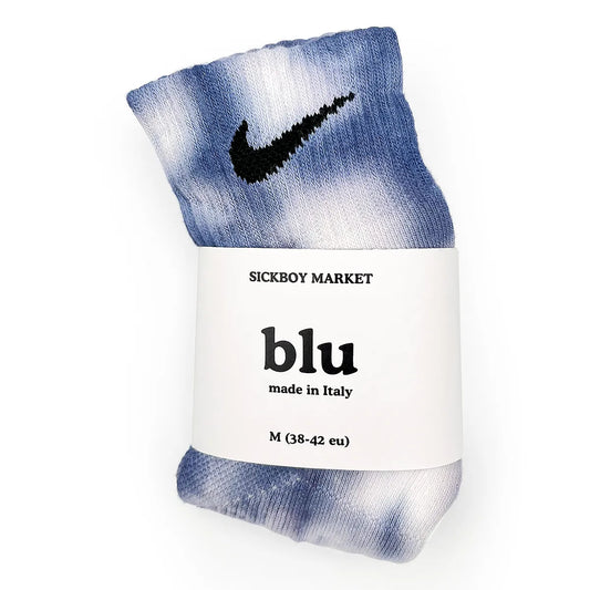 Blu - Calzini Nike Tie Dye Caviglia